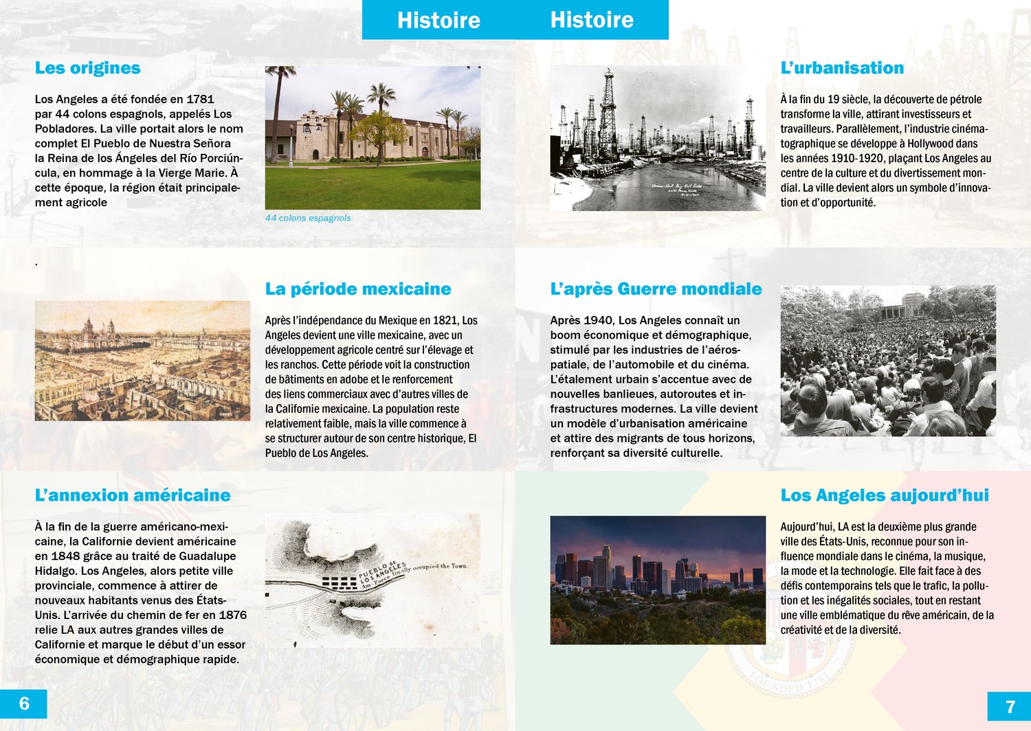 Double-page Histoire