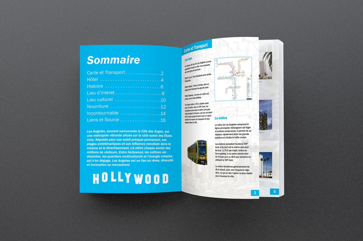 Le guide ouvert sur le sommaire