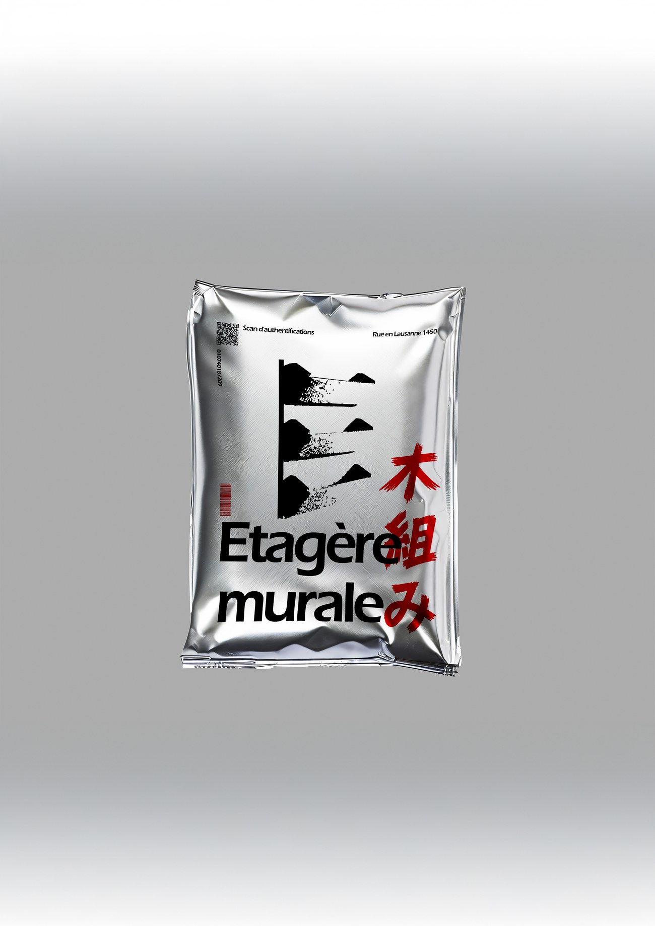 Sachet métallisé Meublon de l'étagère murale