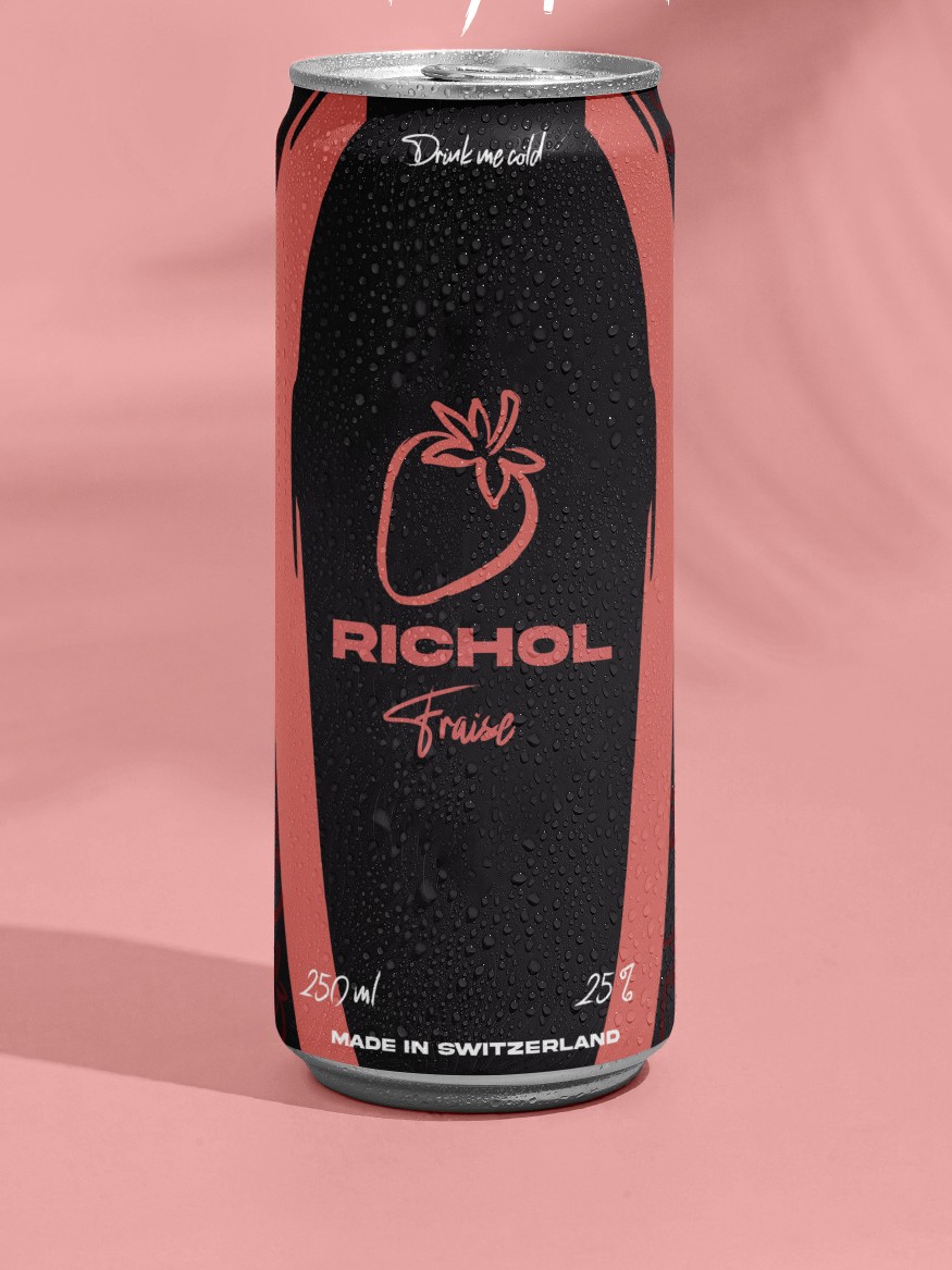 Canette Richol Fraise